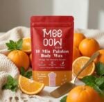 Meeoow Club 10 Min Painless Body Wax Orange Hair Removal Powder 100g Gentle Effective Formula For Smooth Skin And Easy At Home Use - Image 4