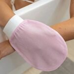 Exfoliating Body Gloves For Smooth Soft Skin Daily Bath Routine Dead Skin Removal Improves Circulation Multiple Colours - Image 3