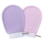 Exfoliating Body Gloves For Smooth Soft Skin Daily Bath Routine Dead Skin Removal Improves Circulation Multiple Colours